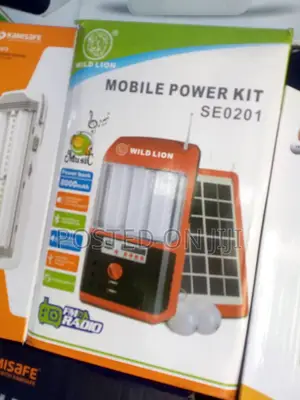 Mobile Power Kit Solar Rechargeable Light