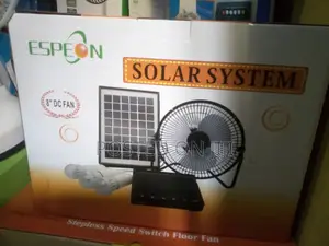 Espeon Solar Rechargeable Table Fan