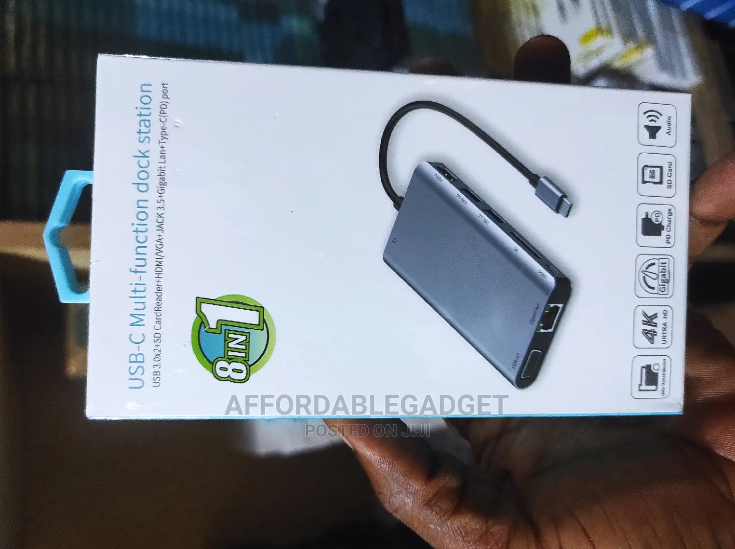 USB-C 8in1 Dock Station