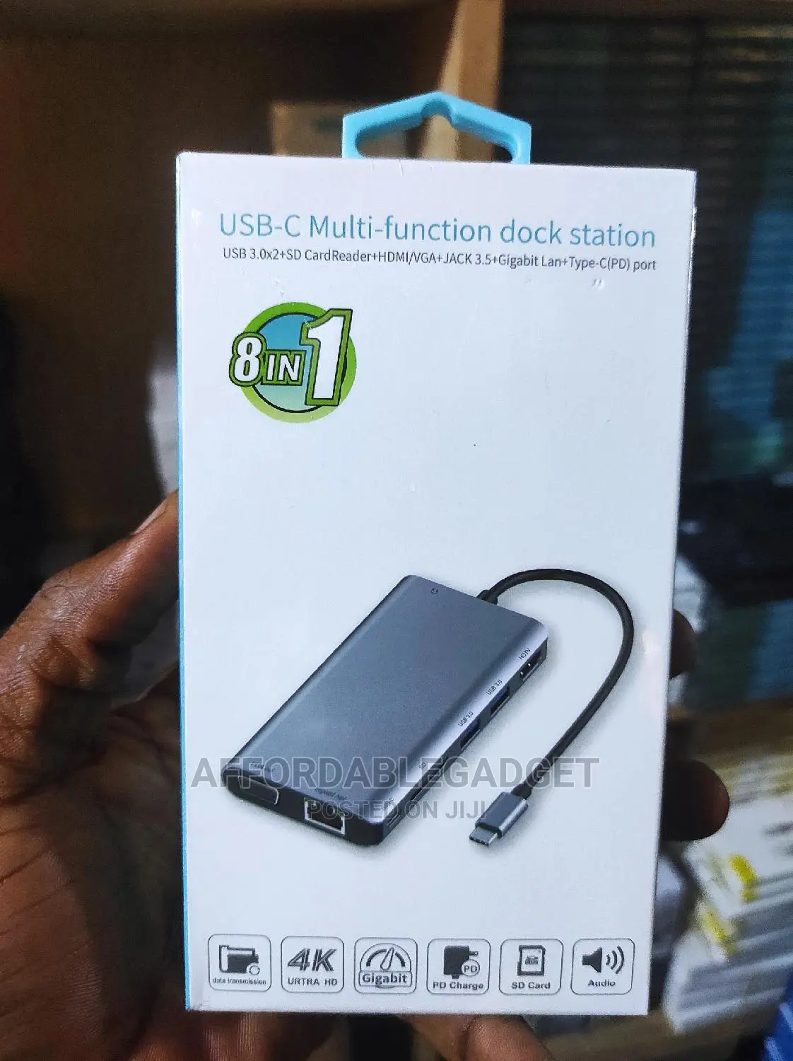 USB-C 8in1 Dock Station