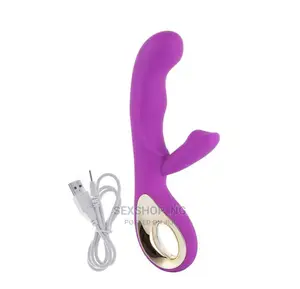 10 Speed Rechargeable Rabbit Dildo Vibrator