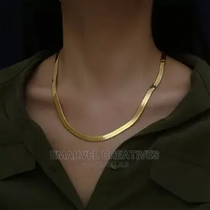 Non Tarnish Necklace 4mm/40-45-50cm Blade Necklace Snake