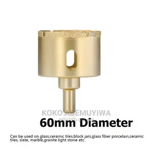 60mm Golden Diamond Marble Hole Opener Bit
