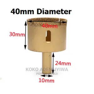 40mm Golden Diamond Drilling Bit for Tiles and Marble