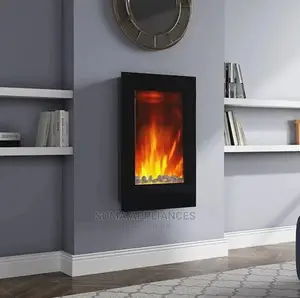 (PRE-OWNED)2kw Vertical Electric Fireplace Wall Mount Heater