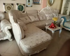 Italian L Shape Royal Sofas Chairs