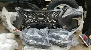 Lexus Rx 350 Front Bumper Lx Face Upgrade With Headlamps