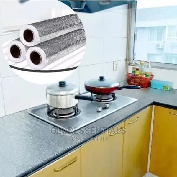 Kitchen Cabinet Oil Proof Wallpaper