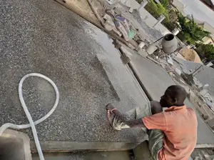 Exposed Concrete Aggregate Stamped Flooring