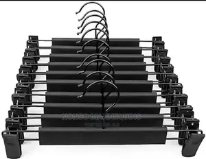Black Plastic Clip Hangers