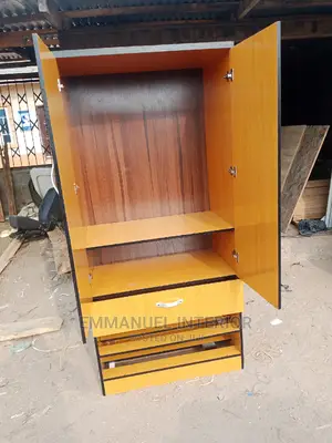 A Mini Wardrobe With Shoe Rack