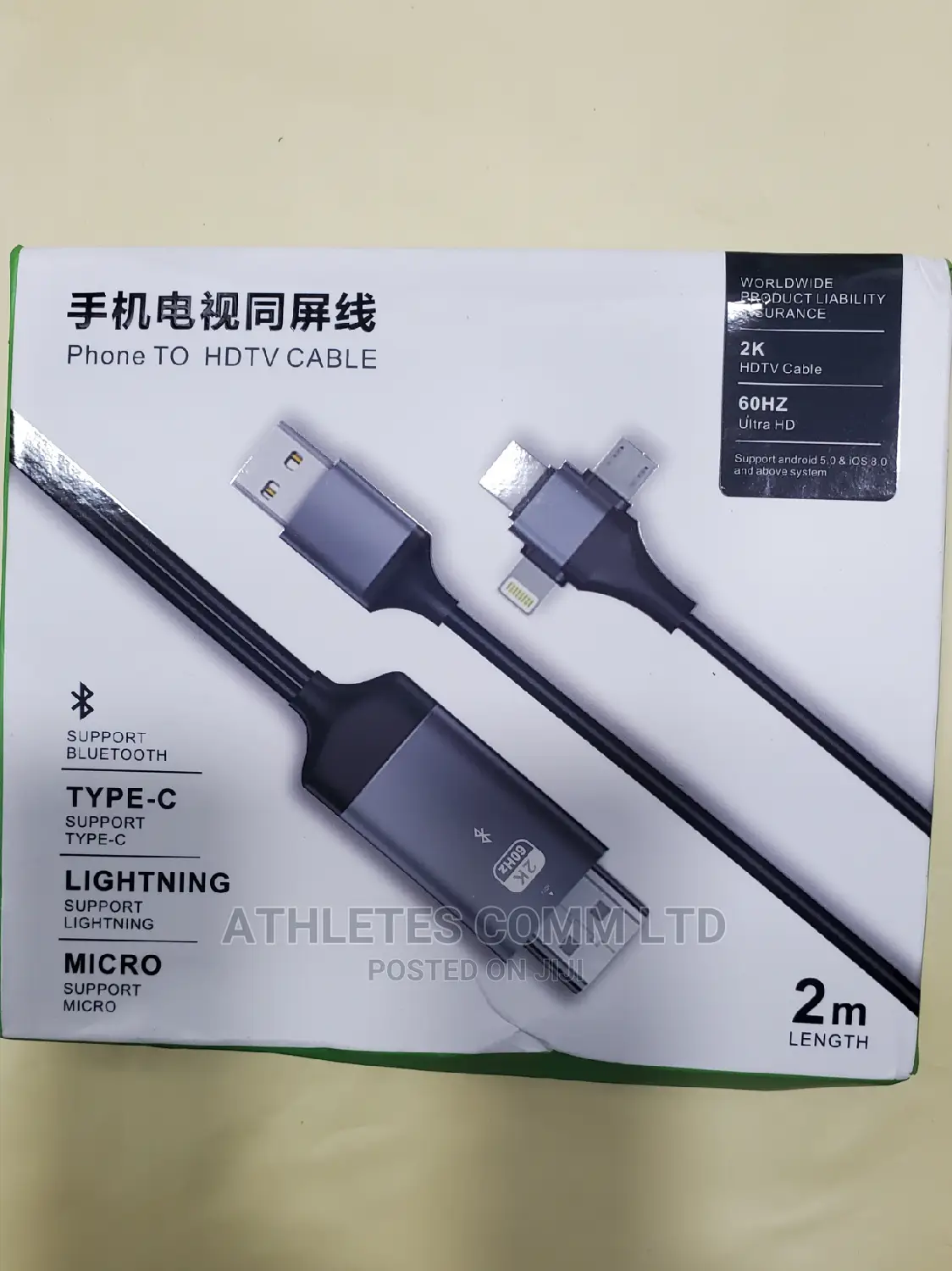 iPhone, Android and Type C to Hdmi