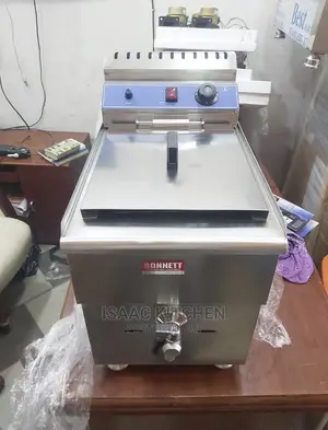 Single Basket Electric Deep Fryer With Dispenser
