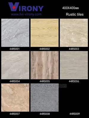 Rustic 40x40 for Bathroom and Kitchen Floors.