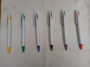 White and Coloured Fancy Plastic Pen