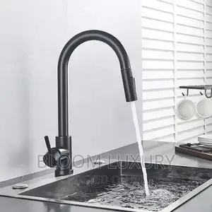Black Kitchen Faucet (Pull Out)