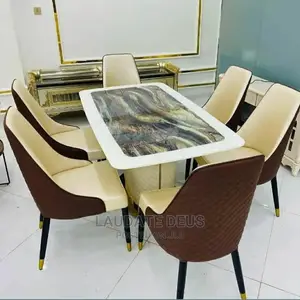 Marble Dining With 6 Chairs