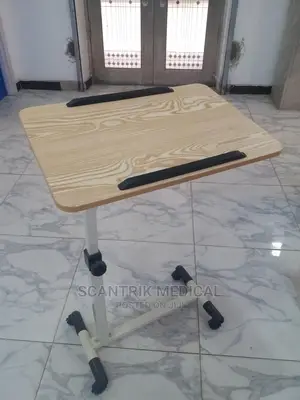 Overbed Table With Wheels (Hospital and Home Medical Use)