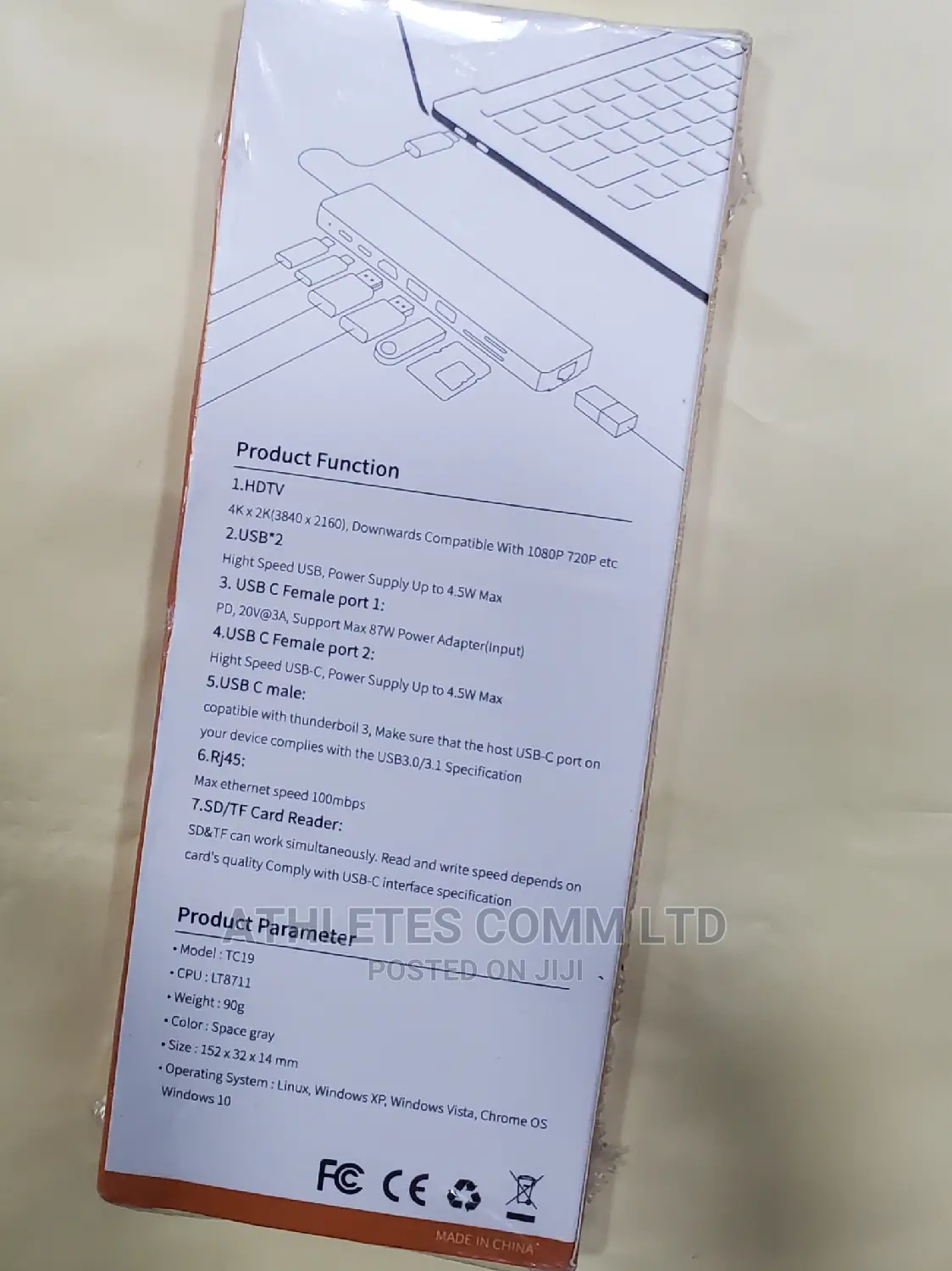 Type C 8 in 1 Multifunction Adpter