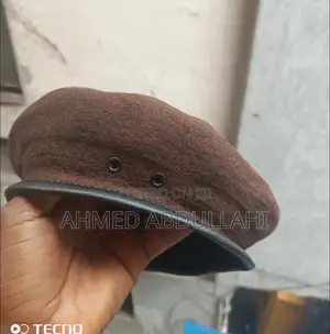 Brown Security Beret Cap