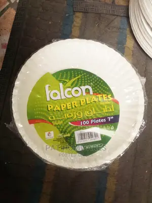 Falcon Paper Plates by 100pcs