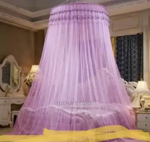 Purple Conical Ceiling Hanging Mosquito Net