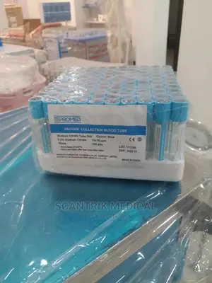 Medical Vacuum Blood Collection Tube Blue Vacutainer Tube