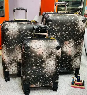 3 Pieces Set Louis Vuitton Luggage And Traveling Bag