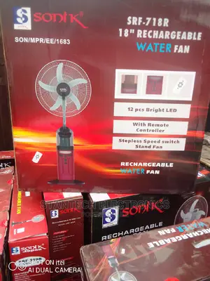 Sonik Japan Rechargeable Fan With Water