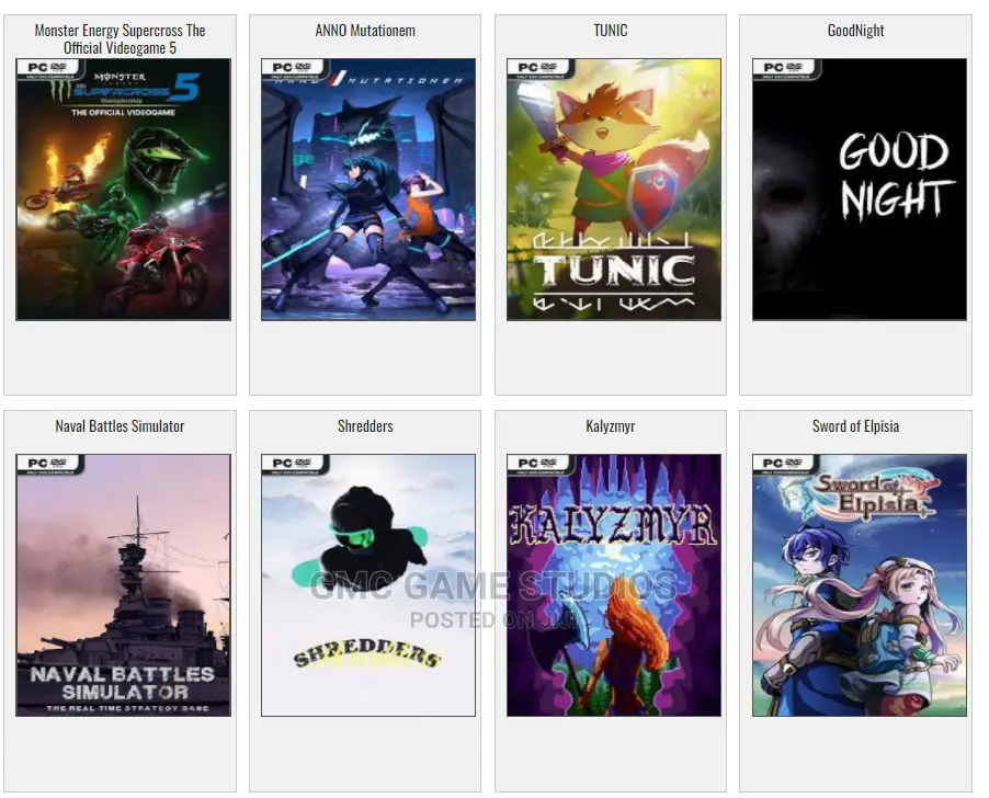 All Pc Games Available for Delivery