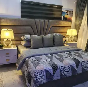 Modern 6 by 6 Padded Bed