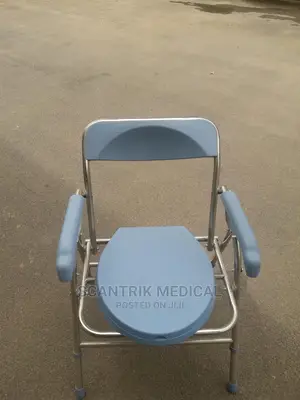 Commode Chair Elderly Bedside Commode With Padded Seat