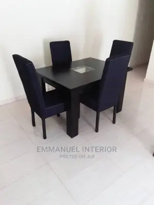 A Simple Dining Table and Chairs