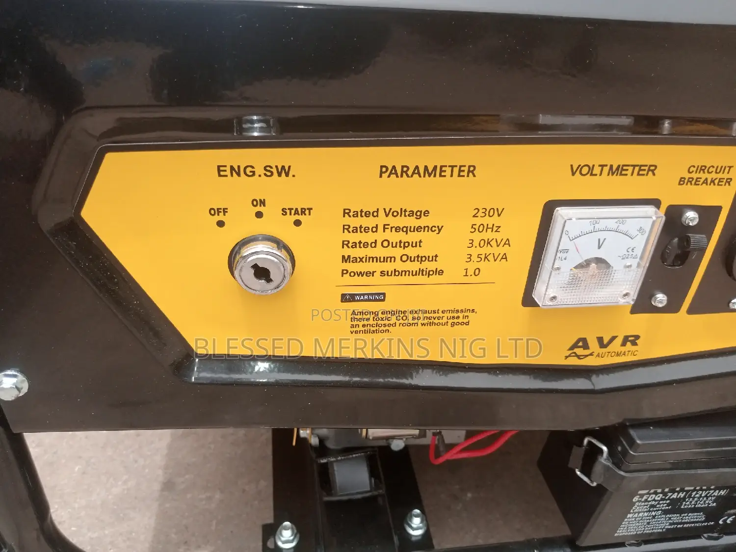 Corolla Petrol Generator 3.5kva