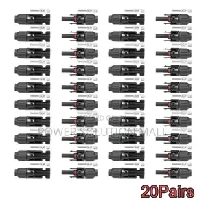 20 Pairs Of Mc4 Connector (Male And Female)