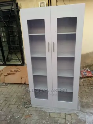 White Wood Shelves With HDF