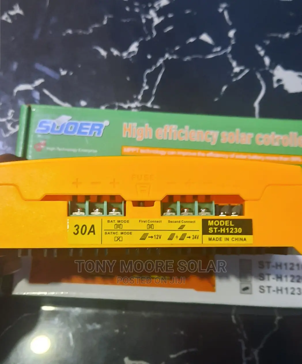 30a Mppt Solar Charge Controller High Efficiency