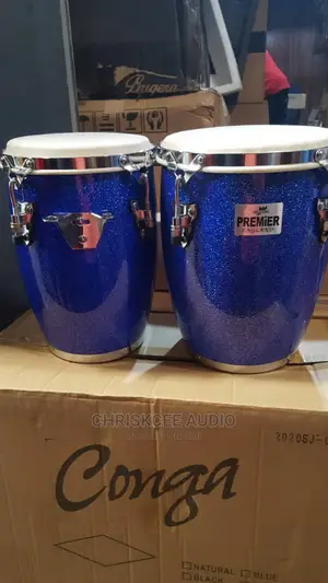 Mini Conga Drum Set With Stand