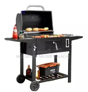 Luxury Charcoal BBQ Griller (Adjustable Heat) Barbecue Grill