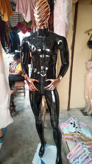 BRAND NEW Fibre Black Body Huge Male Mannequin