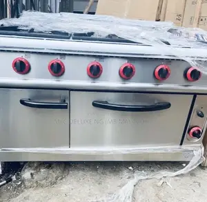 6 Burners Gas Cooker With Oven/Pressured Kitchen Gas Cooker