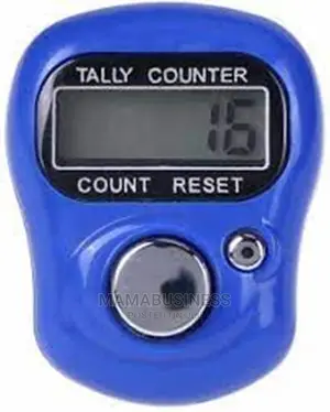 Digital Figure LCD Screen Tally Counter (Blue)
