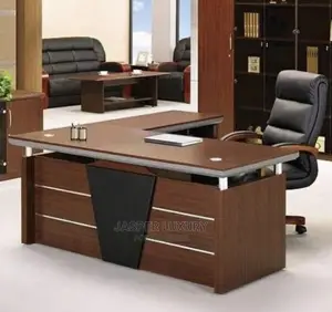 Quality Executive Office 1.6m Wooden Table With Drawers.