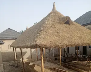 Long Gazebo Hut Bush Bar