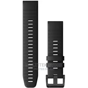 Garmin Quickfit 22 Watch Band Black Silicone