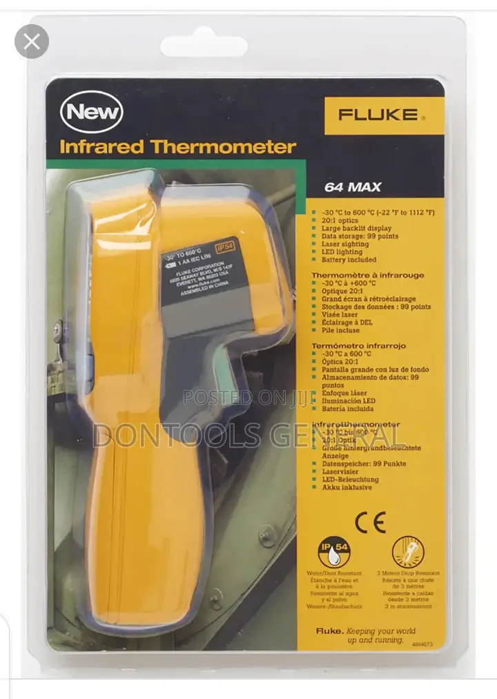 FLUKE 64 MAX Laser Point Infrared Thermometer