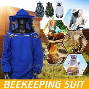Face Cover Apiculture Beekeepers Protection Cap Suit Coat