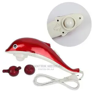 Plastic Red Dolphin Massager, for Pain Relief
