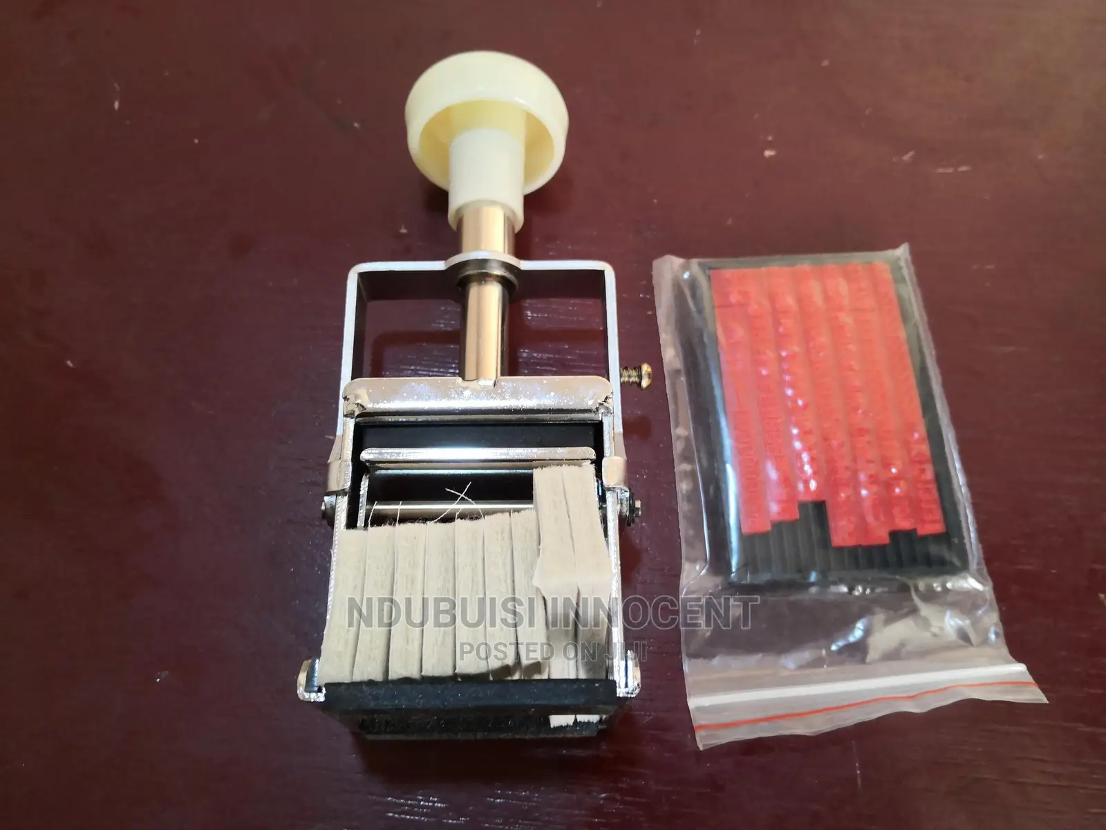 Hand Stamping Coding.