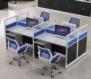 4-Man Workstation With 4-D Surface